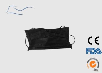 Anti Dust PP Disposable Face Mask Black Color Polypropylene Material