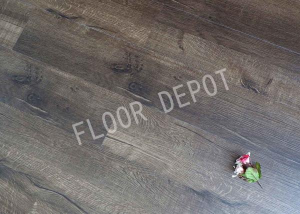 Embossed DIY Vinyl Tile 2mm Thickness Glue Down PVC Flooring Stable Home