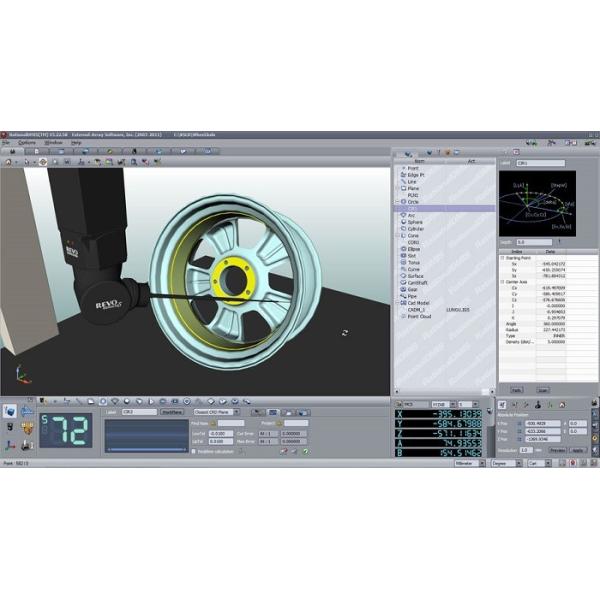 Rational DMIS 3D Video Measurement Software with Full Revo 5-Axis Support for Precision Metrology