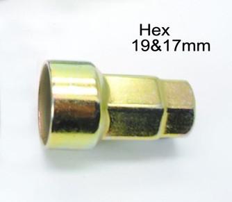 Black Bmw Locking Wheel Bolts M14x1.25 Millimeter With 4 Nuts And 2 Keys