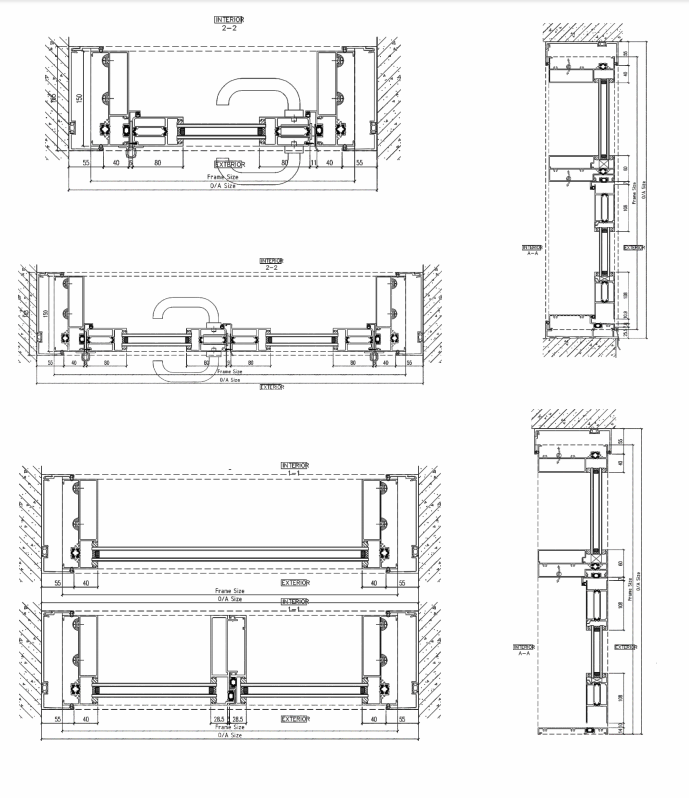 Energy Saving Aluminium Casement Doors Customization With Thermal Break Technology