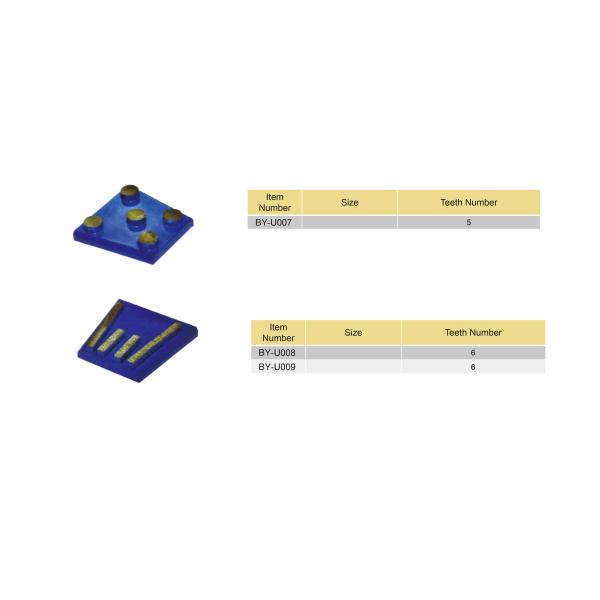 100MM To 250mm Diamond Grinding Pad PCD Marble Polishing Pads