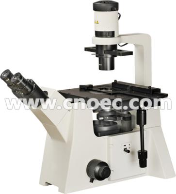 Microscópio óptico invertido laboratório