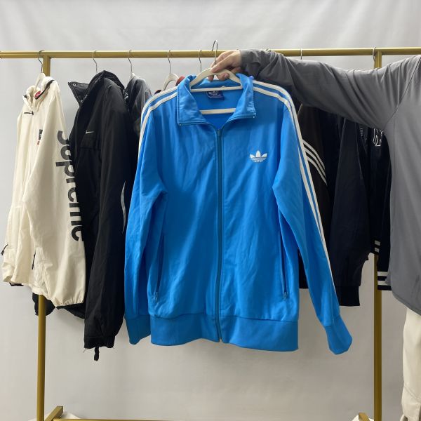 Mens Womens Second Hand Branded Jackets Windbreaker Jacket Used Luxury Clothes in Bales