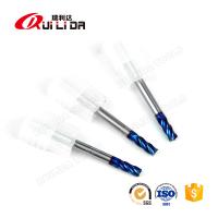 Quadrado contínuo Endmill do carboneto do tungstênio do moinho de extremidade da flauta HRC65 4 para o aço duro