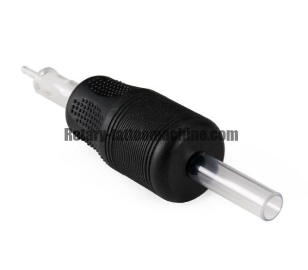 Diameter 1”Disposable Tattoo Tubes Black Grip Clear Tips For Tattoo Machine