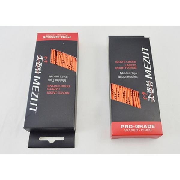 Durable Braided Fiber Ice Hockey Laces Waxed Waterproof With CE Approved