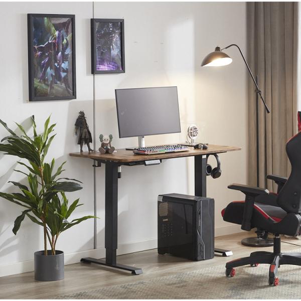 Office Building Petite Ergonomic French One Motor Electric Standing Desk for Kids