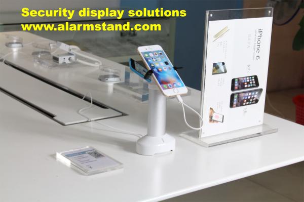 COMER claw alarm stand display alarm sensor for mobile phone retail shop security