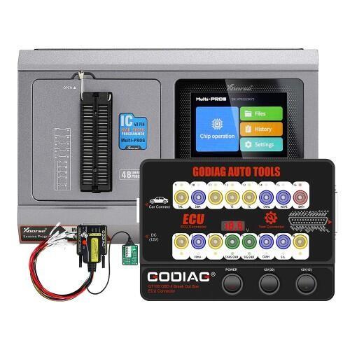 Xhorse Multi-PROG Multi Prog ECU TCU Programmer With GODIAG GT100 And ECU GPT Boot AD ECU Connector for ECU Reading Writing