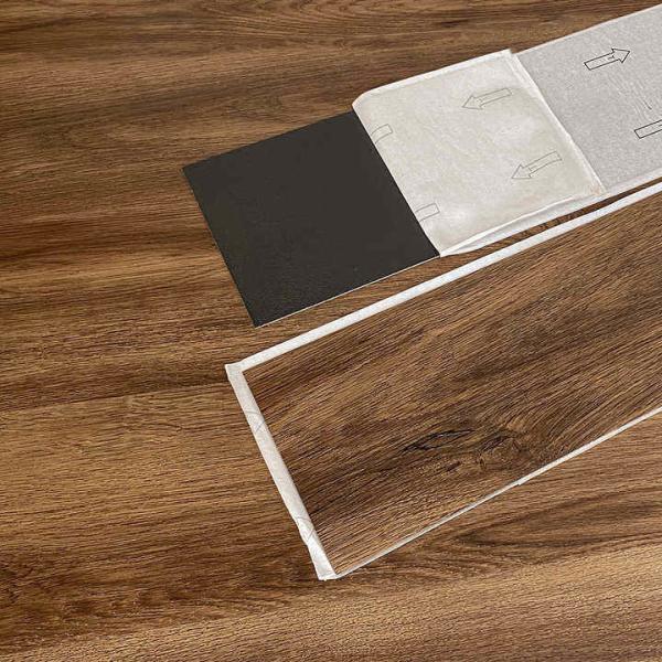 Self-Adhesive PVC Flooring Wear Resistant Easy to Maintain