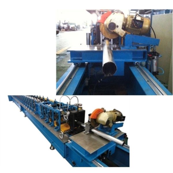 60 Mm 70 Mm 85 Mm Steel Awning Tube Roll Forming Machine Roller Blind Tube Roll Forming Machine