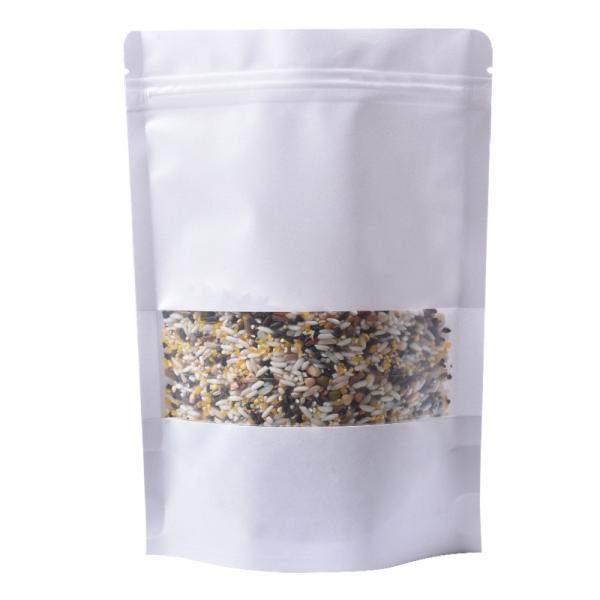 Kraft Paper Zip Lock Stand Up Bag for Gift Candies Dessert Dried Tea Fruit