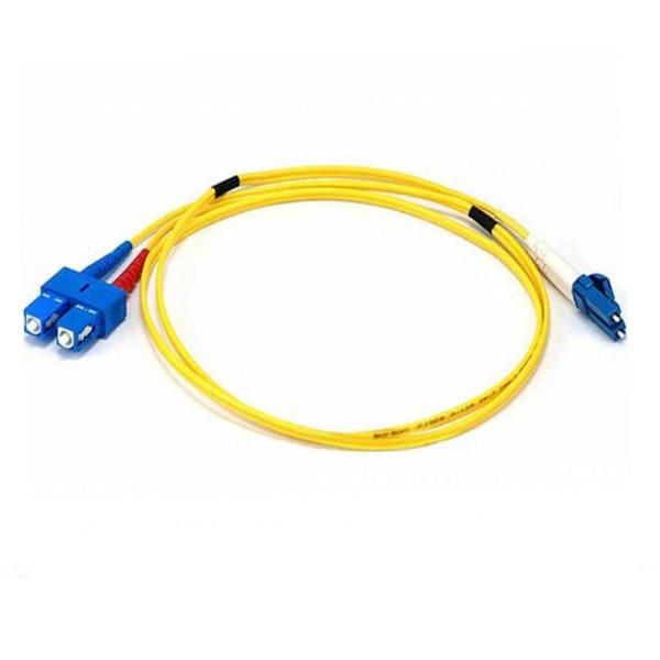 Singlemode SC-LC Yellow Jacket Color Duplex 9/125 Fiber Optic Patch Cable Optical Cord Jumper Cable