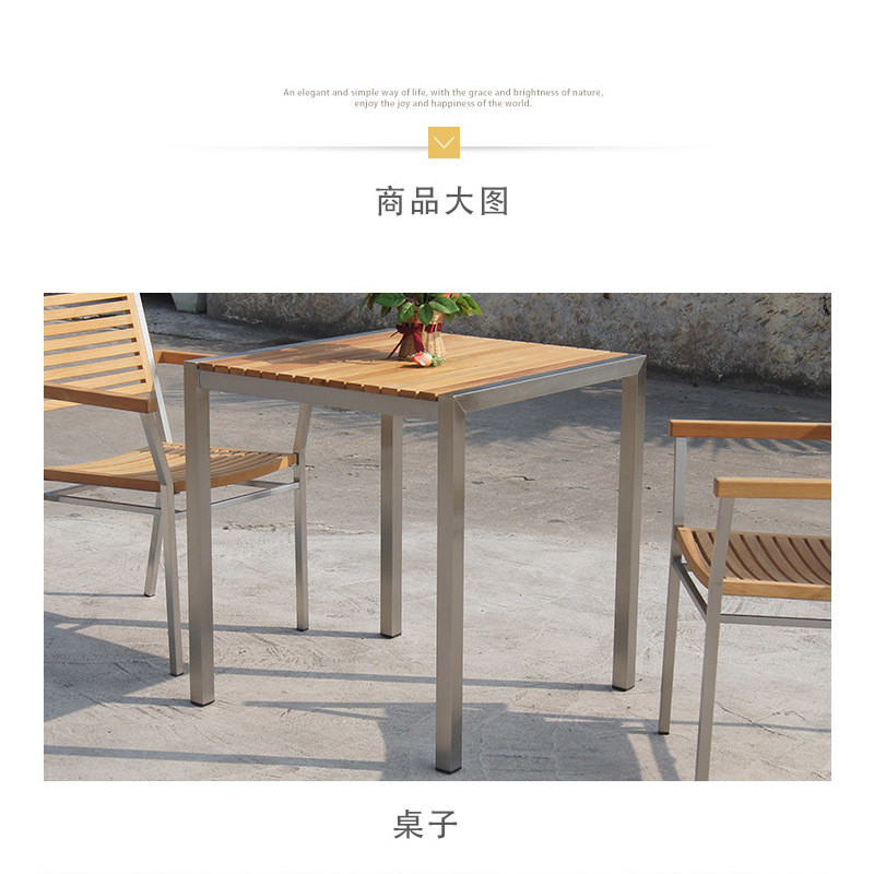 Outdoor Restaurant Furniture Sets with Waterproof Aluminium Material and Luxury Design