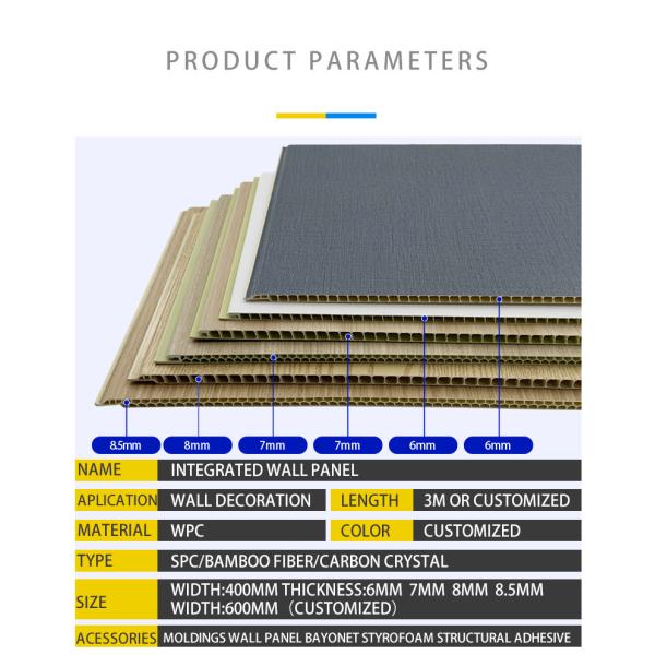 Доска стены волокна внутреннего художественного оформления бамбуковая деревянная легкая для того чтобы очистить 5-9mm