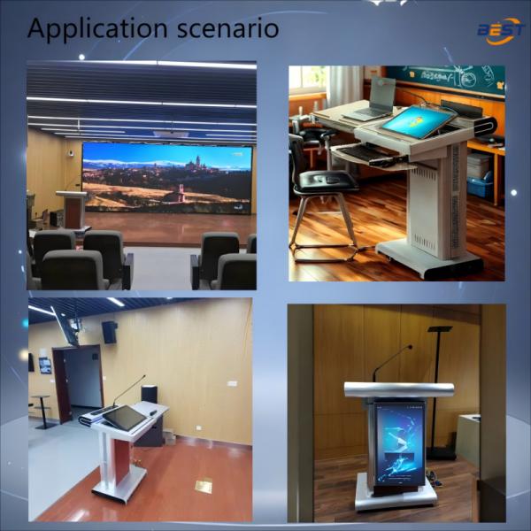 8GB RAM Multimedia Podium TFT Included Smartboard Podium For Classroom