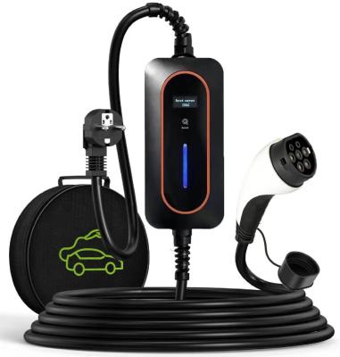 3.3KW 16A EV Portable Chargers Type 2 / IEC 62196 / Type 1 / SAE J1772 / GBT 20234