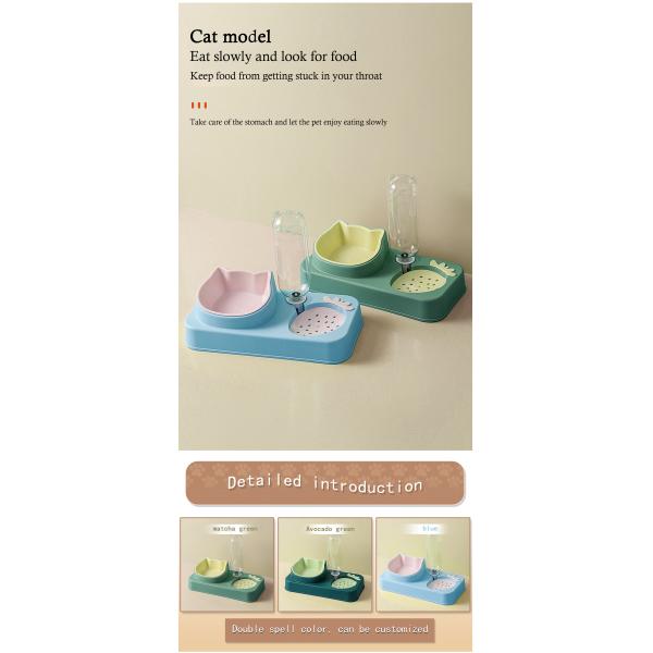 Pet Dog Cat Drink Water Bottle NO Time Setting For Cat Food Bowls And Water Dispenser