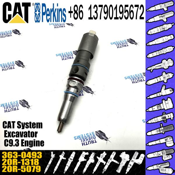Injecteur commun diesel de moteur de rail de carburant 363-0493 pour l'excavatrice 336E 336E L 336E LN 568 FM 568 FM LL de CAT C9.3