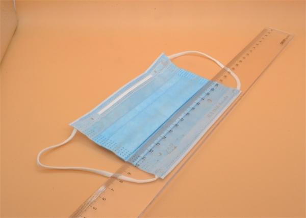 Non Woven Fabric 3 Ply Disposable Face Mask Health Protection Anti Pollution