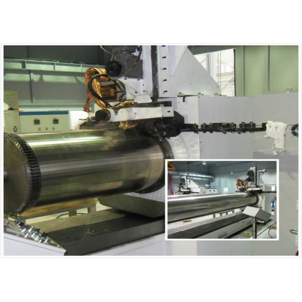 HWJ 600 Water Well Screen Welding Machine , 100MM Dia Welded Wire Mesh Machine