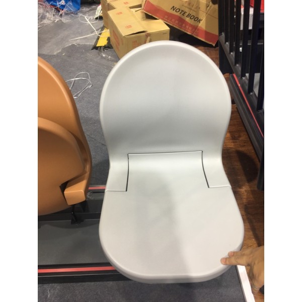 Steel Construction Bleacher Seats with Safety Rail Design and Customizable Colors for Stadiums