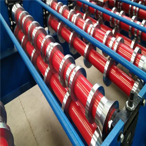 High Speed 10-15m/Min Corrugated Metal Plate Roll Forming Machine Low Noise