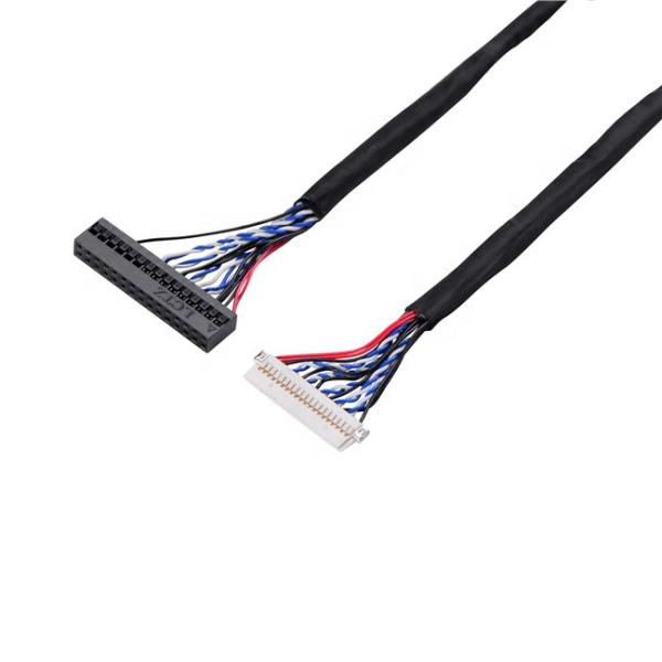 Собрание коаксиального кабеля ноутбука LCD подгоняло 20pin 30pin LVDS