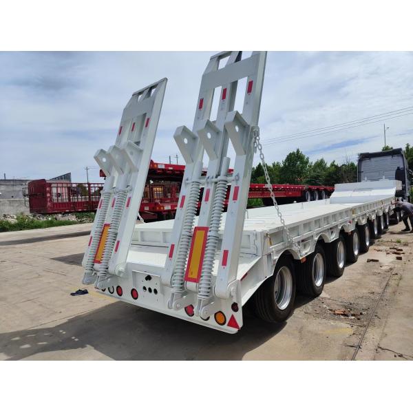 Customized 16500*2550*3580mm Flatbed Semi Trailer for Heavy-Duty Transportation