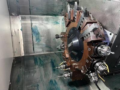JF125 500mm Slant Bed CNC Lathe With Power Turret Turning And Milling Machine