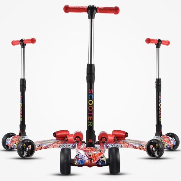 Foldable Type Outdoor Child Toys Best Sale 3 Wheels Kick Scooters Foot Scooters Kids Toys