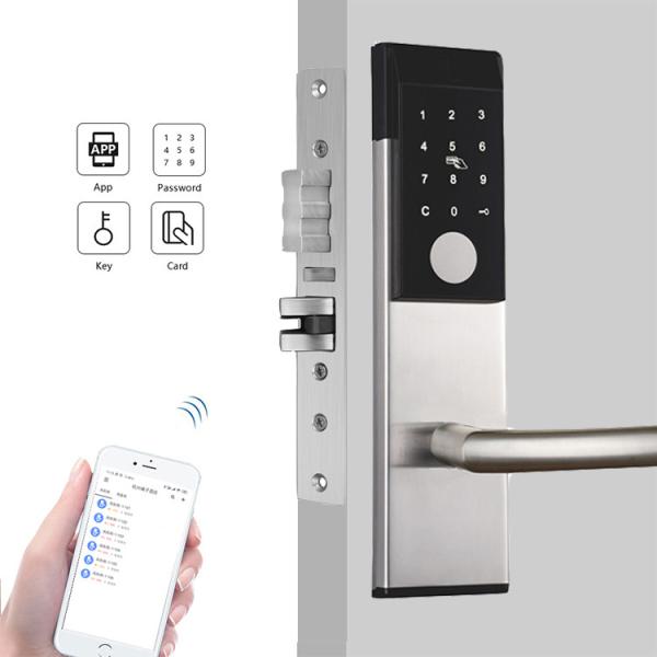 fechadura da porta Keyless DC6V AA de Digitas da espessura de 45mm alcalina para o hotel da casa