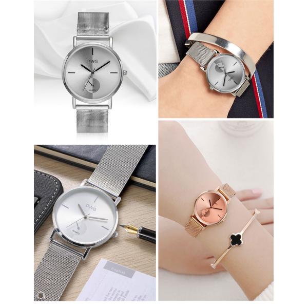 Подарок наручных часов моды случая сплава людей выдвиженческий с диапазоном ремня сетки