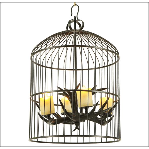 Antler dining room light Cage Chandelier Lighting For Indoor Home (WH-AC-28)