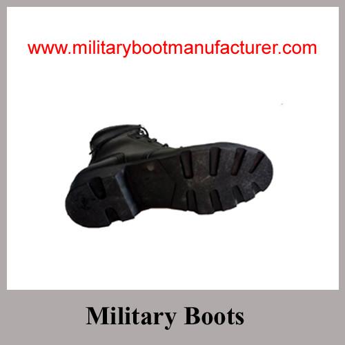 Wholesale China Made Full Grain Leather Military Combat DMS Boot with Turtle Sole