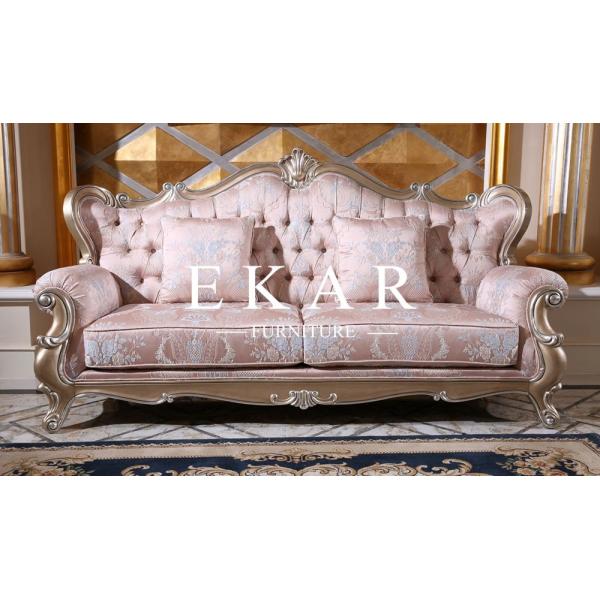 Curved Classic Luxury Antique Style European Sofa Set Design