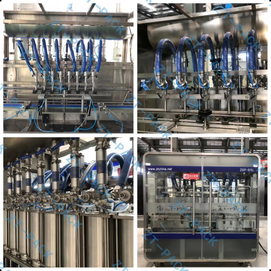 машина машины завалки 1l бутылки 4kw 600ML высокоскоростная вязкостная жидкостная заполняя