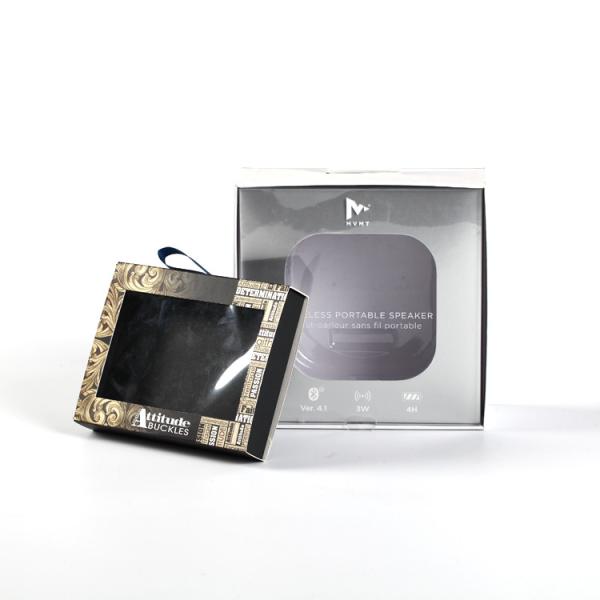 Customized Cosmetic Packaging Ribbon Decorative Gift Boxes With Windows