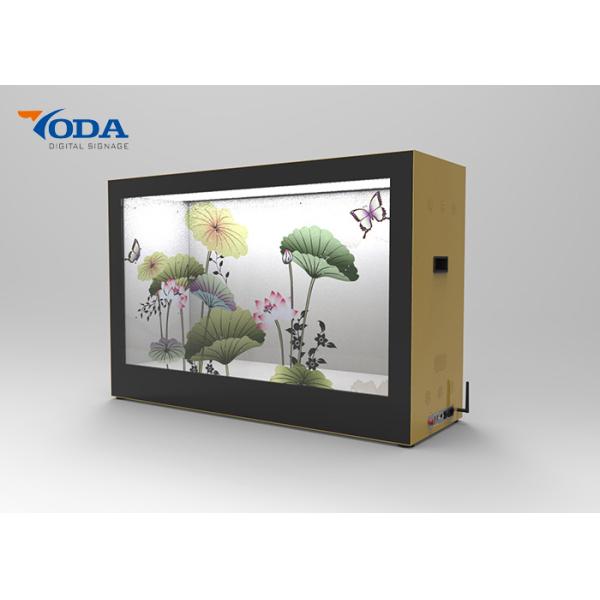 Transparent LCD Display Case , Digital Display Case 1920 * 1080 Resolution