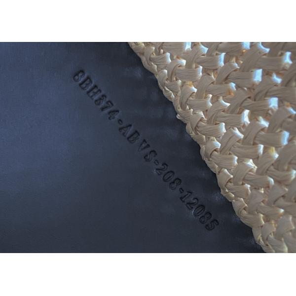 Peekaboox Apricot 41cm Hand Woven Tote Bag Lazy French Style