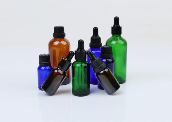 O conta-gotas de vidro químico engarrafa 30ml/a cor personalizada 50ml com tampão sem perigo para as crianças