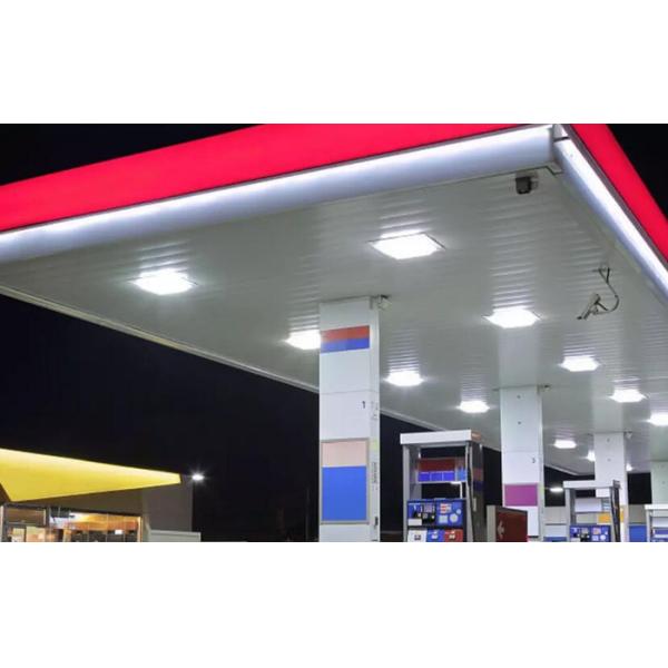 Canopy Lamp UFO LED High Bay Light For Fuel Station SMD Version 100W Input 220 - 240V