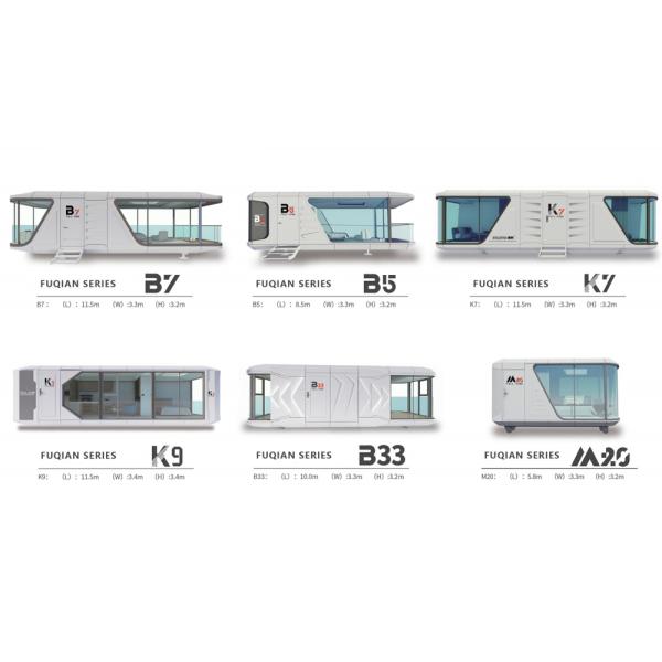 2 Bedroom Space Capsule House With Kitchen Modular Mobile Home K7 Capsule Prefabricated House