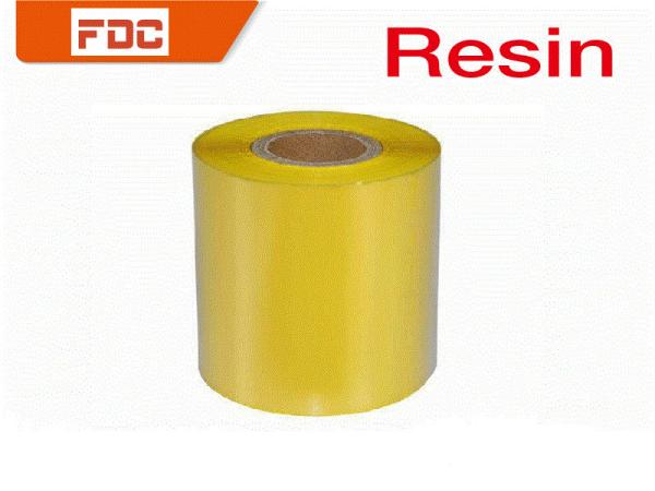 Yellow Resin Flat Thermal Transfer Ribbon ,  Printability Zebra Ink Ribbon