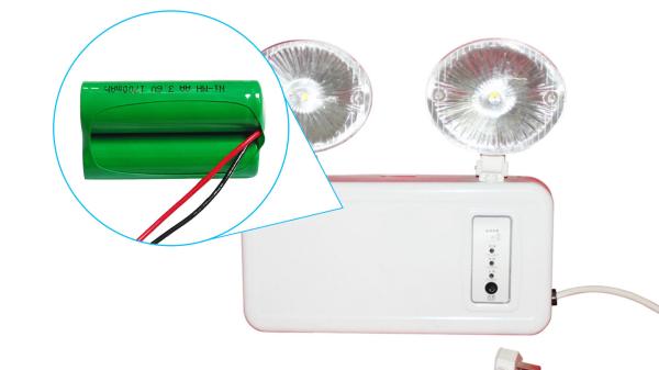 Batería recargable de alta capacidad NI-MH 3.6V 1700mAh | Ideal para luces de emergencia, teléfonos inalámbricos y dispositivos de respaldo