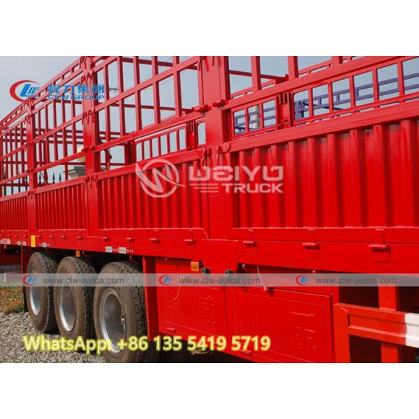 40ft Tri Axle 60 Ton Side Wall Warehouse Stake Fence Semi Trailer