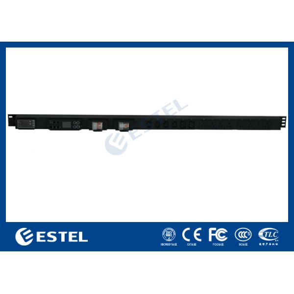 Smart PDU with Real Time Power Monitoring and Environmental Sensors for Data Center Management and Power Delivery