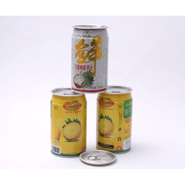 Customizable Tin Can For Beverage Packaging With ISO9001 And SGS Certification In Different Sizes And Thicknesses