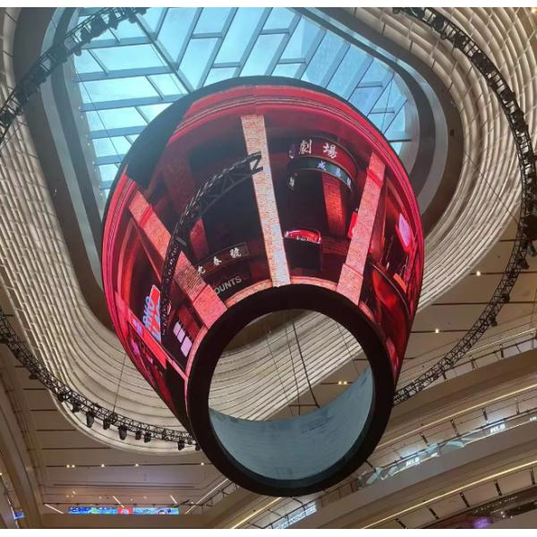 Настраиваемые P4 Curved LED Video Wall Внутренние привлекательные рекламные светодиодные экраны